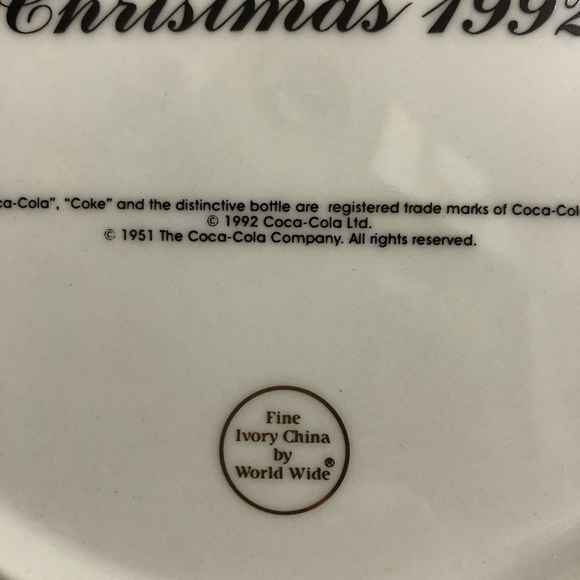 Coca Cola Santa christmas 1992 vintage - Picture 5 of 5
